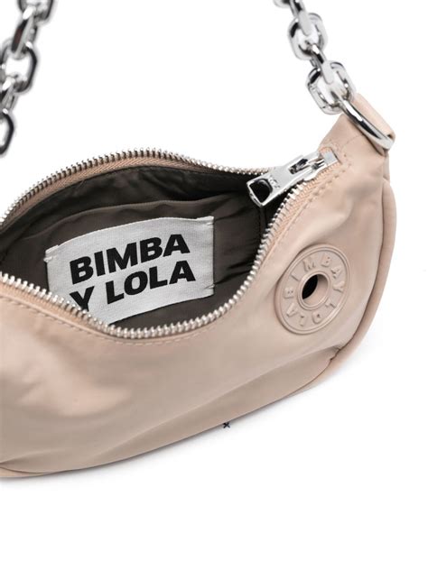 Bimba Y Lola Moon Logo Plaque Shoulder Bag Farfetch