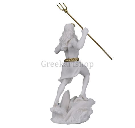 Poseidon Greek God Of The Sea Neptune Statue Sculpture Etsy