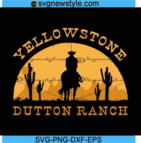 Dutton Ranch Svg Dutton Ranch Series Logo Svg Png Dxf Eps Cricut File Silhouette Art