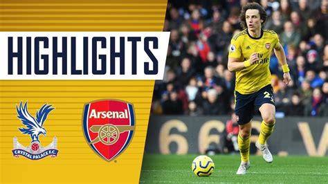 Highlights Crystal Palace 1 1 Arsenal Premier League Youtube