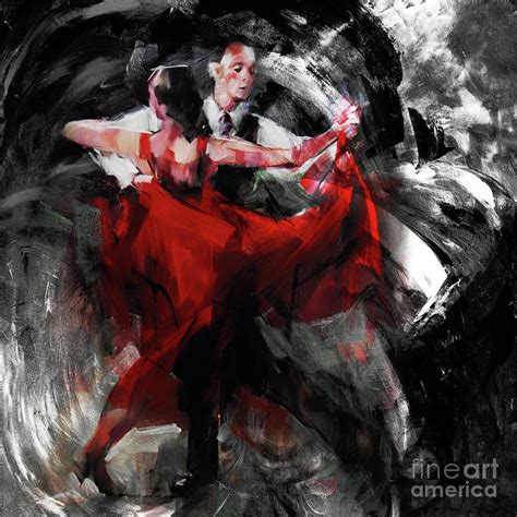 Flamenco Couple Dance Painting By Gull G