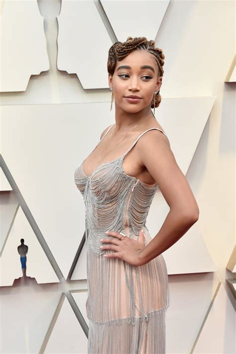 Amandla Stenberg At The 2019 Oscars Sexiest Oscars Dresses 2019 Popsugar Fashion Photo 5