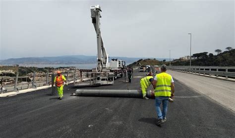 Viadotto Ritiro di Messina un mese alla liberazione Venerdì gli