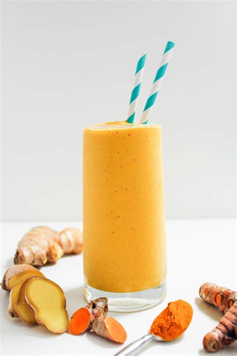 Turmeric Ginger Smoothie Recipe Fannetastic Food Registered Dietitian Blog Recipes