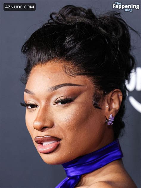 Megan Thee Stallion Sexy Flaunts Her Hot Boobs In A Gorgeous Purple