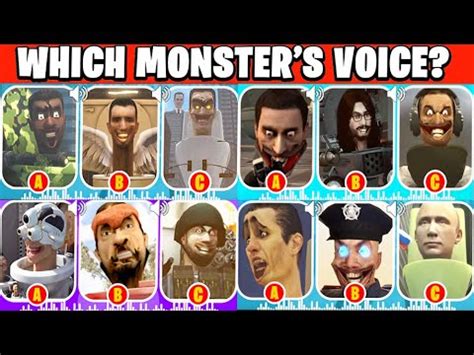 Guess The Monsters Voice Compilation All Seasons Geeky Jesus Toilet Rtx