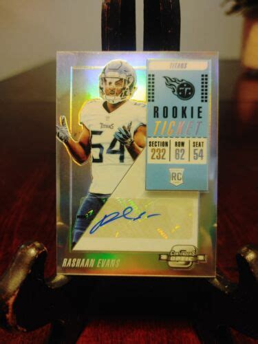 2018 Rashaan Evans Rookie Auto Optic Prizm Rookie Ticket EBay