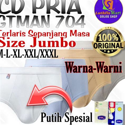 Jual Luma Celana Dalam Pria Jumbo Gtman Bw Jumbo Big Size Standar