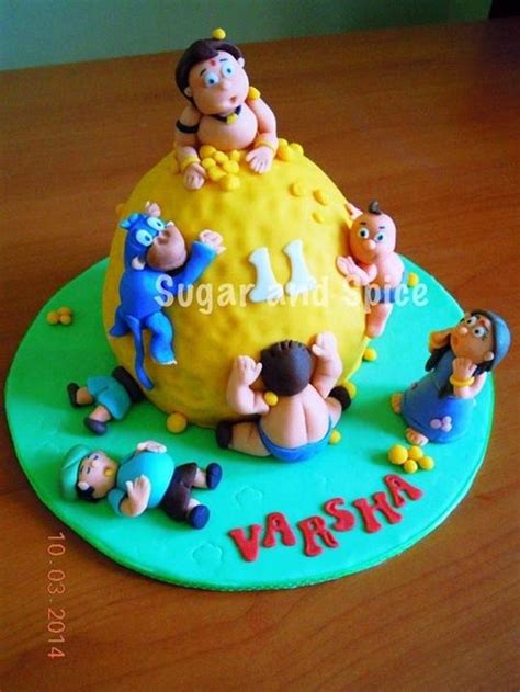 Chota Bheem Cake - Decorated Cake by Sugar and Spice - CakesDecor