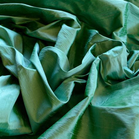 S Pigment Green Dupioni Silk Silks Unlimited