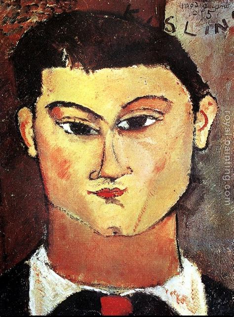 Portrait Of Moise Kisling By Amedeo Modigliani Oil Painting Reproduction