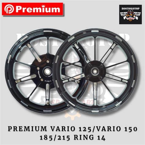 Velg Racing PREMIUM VD P10 Palang 10 Ukuran 185 215 Ring 14 Vario 125