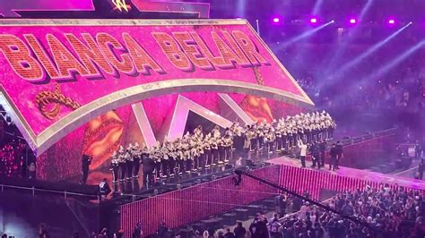 BIANCA BELAIR Entrance With Band LIVE At WrestleMania 38 In Dallas