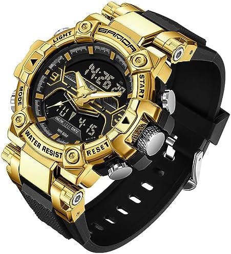 MEGALITH Mens Digital Watch Sports Waterproof Military Large Face