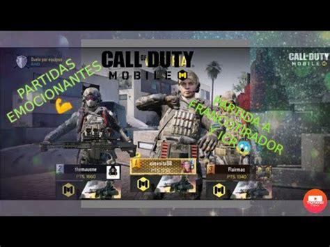 JUGANDO CON FRANCOTIRADOR ICR EN CALL OF DUTY MOBILE PARTIDAS