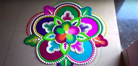 6 Easy Rangoli Designs To Brighten Up Your House This Diwali