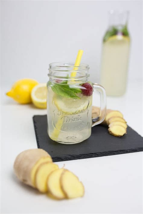 Hausgemachte Ingwerlimonade F R Sommerdrinks