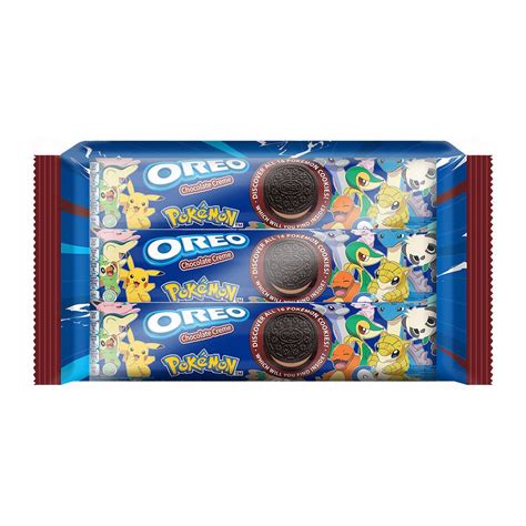 Oreo 奧利奧寶可夢版 巧克力口味夾心餅乾量販包 3588g Pchome 24h購物