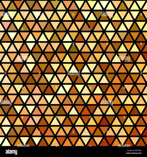 Geometric Retro Triangular Grid Background Design Stock Vector Image