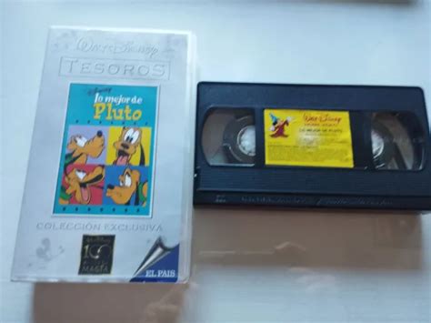 Lo Mejor De Pluto Walt Disney Tesoros 2001 Vhs Cinta Tape Español T2