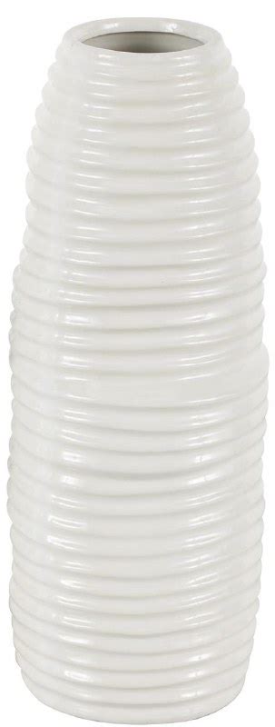 11 White No Lip Ceramic Vase Wilford Lee Home Accents