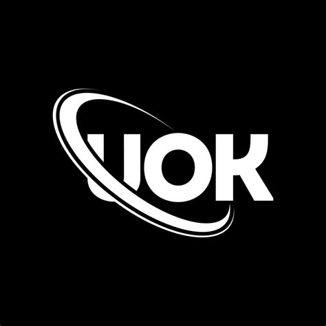 Uok Logo Uok Letter Uok Letter Logo Design Initials Uok Logo Linked