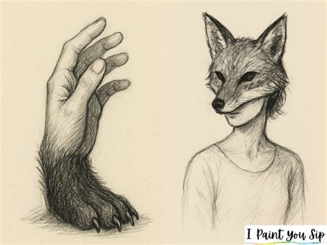 17 Therian Drawing Ideas to Express Your Inner Animal | I Paint You Sip