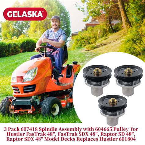 Gelaska Pack Spindle Assembly With Spindle Pulley