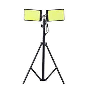 Woods 6000 Lumens Portable LED Dual Head Work Light With Tripod