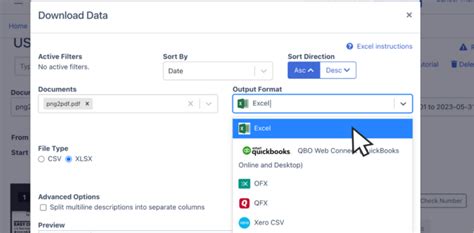 How To Convert Us Bank Bank Statement To Excel Csv And Qbo In