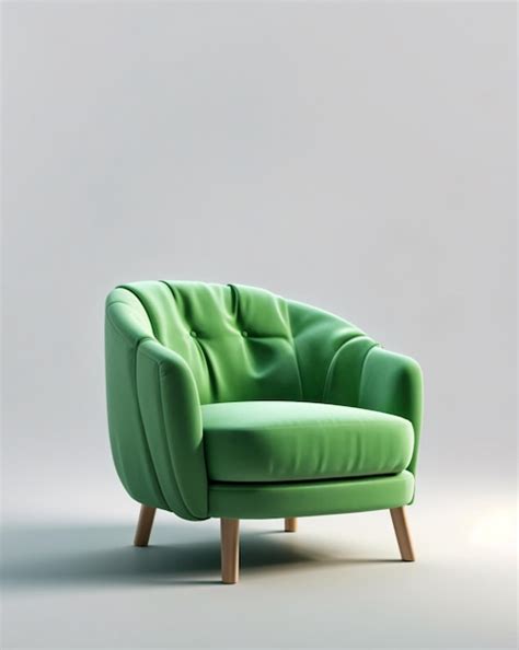 Premium AI Image | A Green Armchair