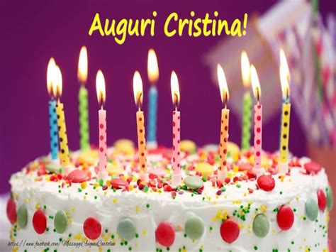 Buon Compleanno Cristina 92 Frasi Immagini E Video Da Inviare Alla