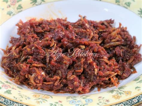 Sambal Ikan Bilis Kering Yang Sedap Azie Kitchen