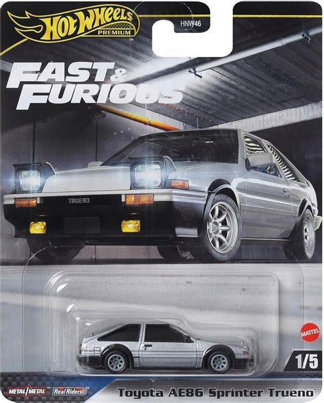 Hot Wheels Premium Toyota Ae Sprinter Trueno Fast Furious