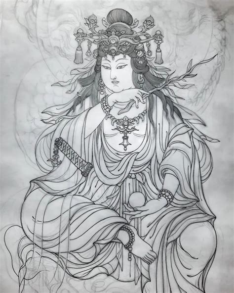 Beng Espiritu Horiyenichimon On Instagram Drawing Of Shinto Goddess