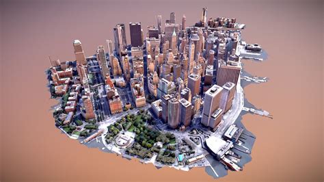 New York City Manhattan Download Free 3d Model By Truekit [372bc49