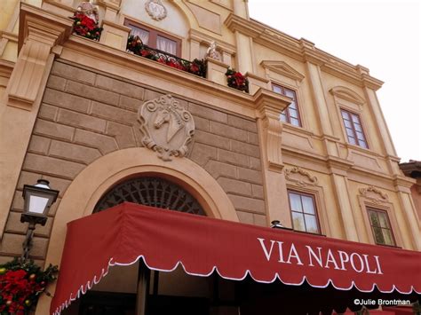 Guest Review Lunch At Via Napoli In Epcots Italy Pavilion The