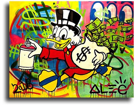 Постер "Скрудж Макдак" | Street artists, Art painting, Graffiti art