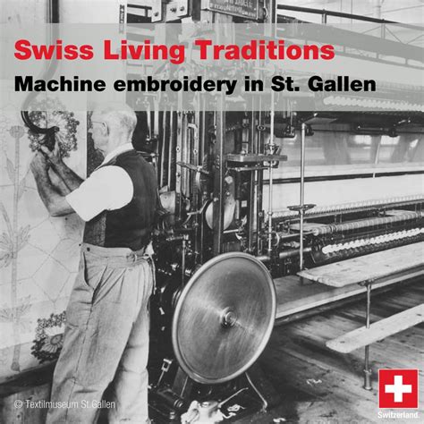 The textile city St. Gallen is world renowned for its unique embroidery ...