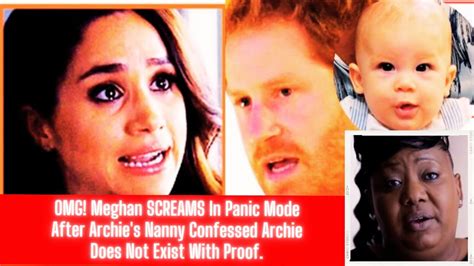 OMG Meghan SCREAMS In Panic Mode After Archie S Nanny Confessed Archie