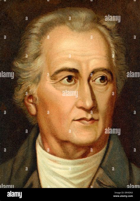 Wolfgang Von Goethe German Poet Novelist Dramatist And Philosopher