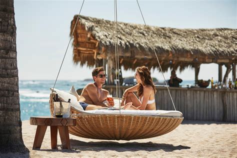 Four Seasons Resort Punta Mita Nayarit Mexico Couple At Beach Bar