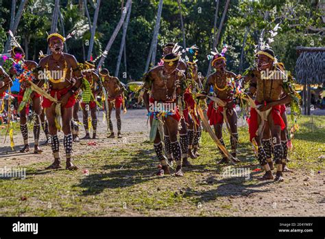 Cricket-Game Trobriand Islands Style in Kwebwaga, Papua New Guinea
