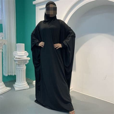 Muslim Prayer Garment Abaya Women Hijab Dress Burka Niqab Islamic