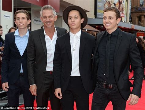 Gary Lineker And His Sons Hit The Red Carpet At The Bad Education Movie