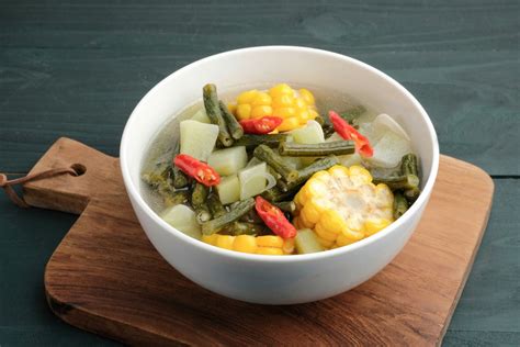 resep sayur asem jawa sederhana  lezat  segar royco