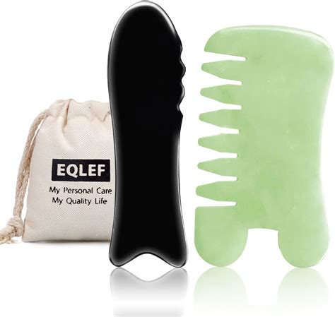 Gua Sha Set Gua Sha Stein Gua Sha Kamm Gua Sha Schaber Büffelhorn Jade