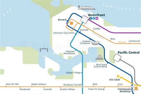 Vancouver Light Rail Map