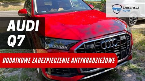 NOWE Audi Q7 CanLock Ochrona Audi przed kradzieżą na walizkę Cyfrowa