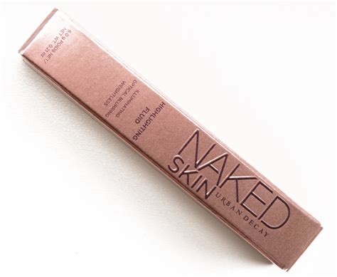 Urban Decay Aura Fireball Naked Skin Highlighting Fluids Reviews